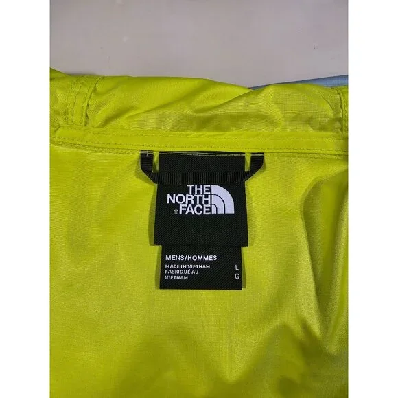 NWOT North Face Men's Cyclone 2.0 Hooded Jacket Sulphur Spring Green Size L 3161 - Picture 9 of 14